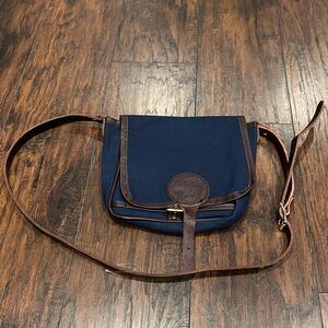 DULUTH PACK MINI HAVERSACK canvas with leather trim crossbody bag